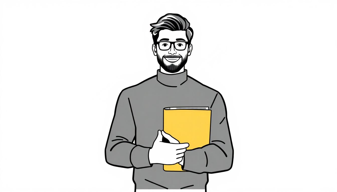 Welcome to our Blog A confident author holding a book, with a subtle upward arrow or graph in the background, illustrating growth and success in book marketing.