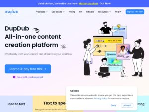 Dupdub Review - An Easy All-in-One Content Creator dupdub
