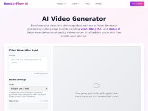 RenderFlow AI Review - Easy AI Video Creation for Everyone renderflow ai