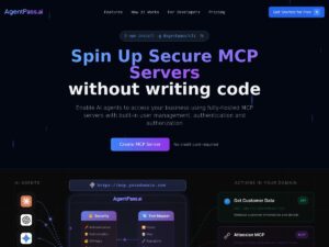 AgentPass.ai Review - Simplifying API Integration for AI Agents agentpass.ai