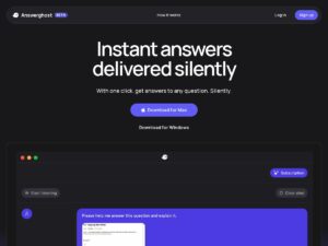 Answerghost Review - Your Instant AI Assistant answerghost