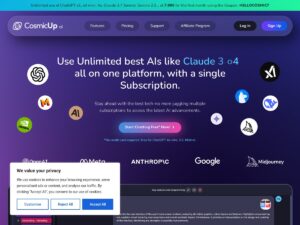 CosmicUp Review - Everything You Need in One AI Platform cosmicup