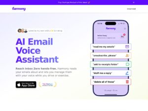 Harmony AI Review - Your Hands-Free Email Assistant harmony ai
