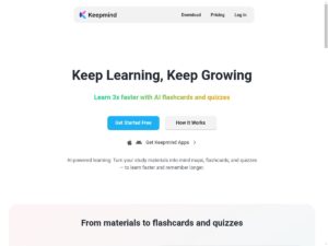 KeepMind Review - Boost Your Learning with AI Flashcards keepmind