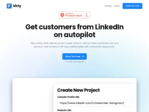Virly Review - Simplify Your LinkedIn Content Creation virly